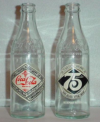 File:Commemerative Coca Cola bottles.jpg