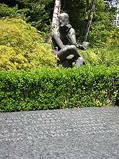 Horizontal gravestone saying
