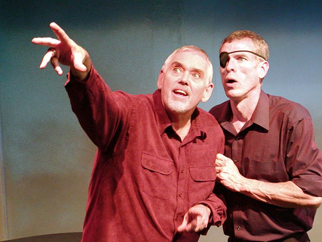 File:Jim Brochu and Steve Schalchlin - The Big Voice God or Merman.jpg