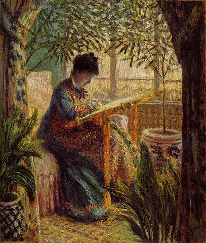 File:Claude Monet Camille au m&eacute;tier.jpg
