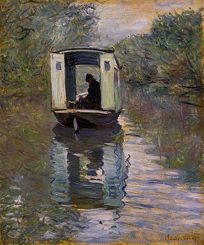File:Claude Monet Le bateau atelier.jpg