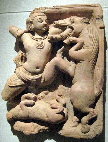 File:Krishna Killing the Horse Demon Keshi.jpg