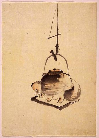 File:Hokusai tanuki tea kettle.jpg