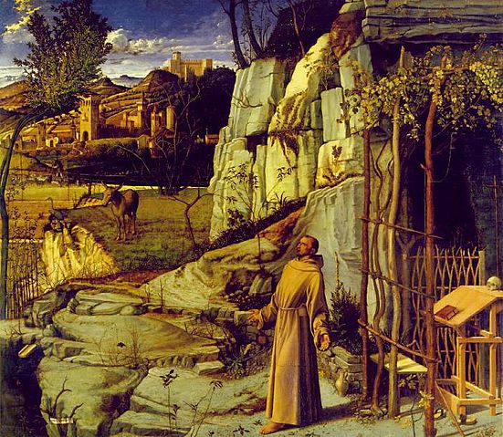 File:Bellini, Giovanni ~ St Francis in the Desert, c1480, Tempera and oil on panel Frick Collection, New York.jpg