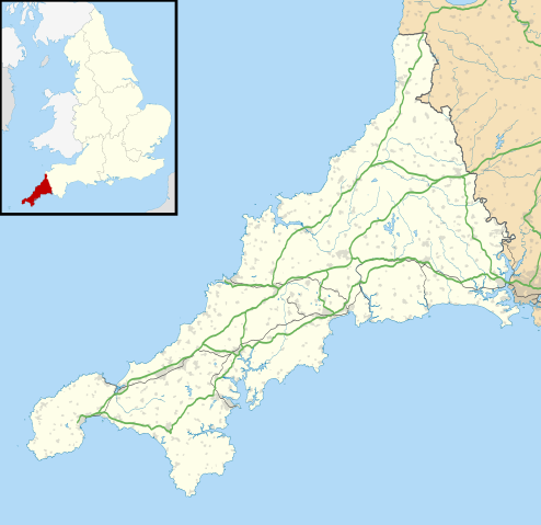File:Cornwall UK mainland location map.svg