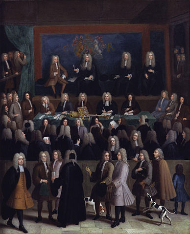 File:The Court of Chancery during the reign of George I by Benjamin Ferrers.jpg