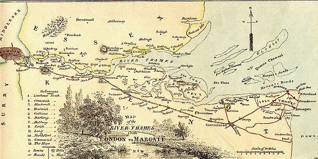 File:Map of the River Thames downstream from London 1840.JPG