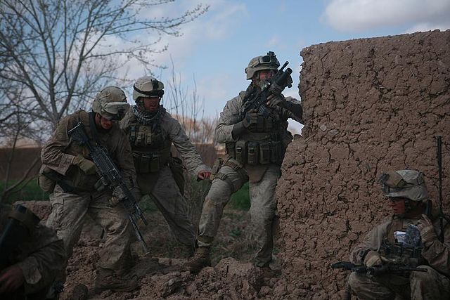 File:Marines securing the city of Marjeh Feb 22 2010.jpg