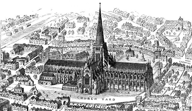 File:St Paul's old. From Francis Bond, Early Christian Architecture. Last book 1913..jpg