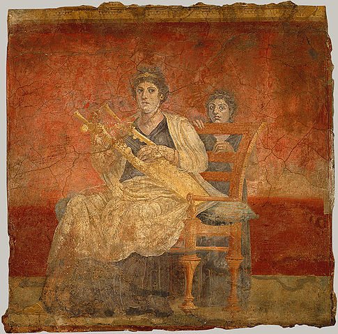 File:Boscoreale fresco woman kithara.jpg