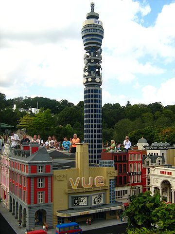 File:Model of BT Tower in Miniland, Legoland Windsor.JPG