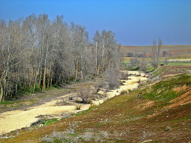 File:Trabancos River (dry).jpg