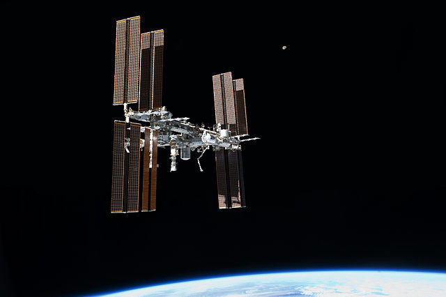 File:STS-135 final flyaround of ISS 1.jpg