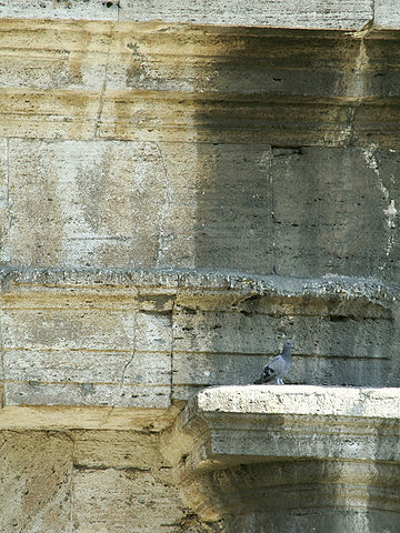 File:Colosseum Damage and Restoration.jpg