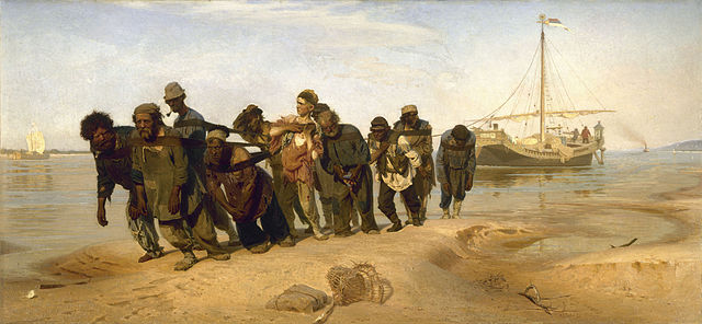 File:Ilia Efimovich Repin (1844-1930) - Volga Boatmen (1870-1873).jpg