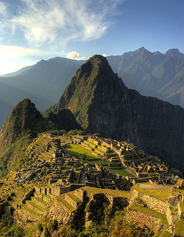 File:Sunset across Machu Picchu.jpg