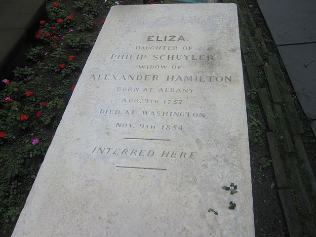 File:Tomb of Eliza Schuyler Hamilton at Trinity Church Graveyard in New York City IMG 0958.JPG