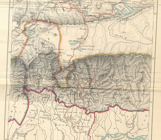 File:Historical Map of Sikkim in northeastern India.jpg