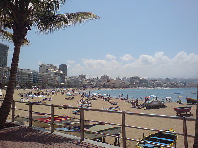 File:Canteras Beach-La Puntilla-Gran Canaria.jpg