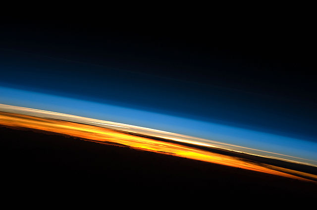 File:Sunset from the ISS.JPG
