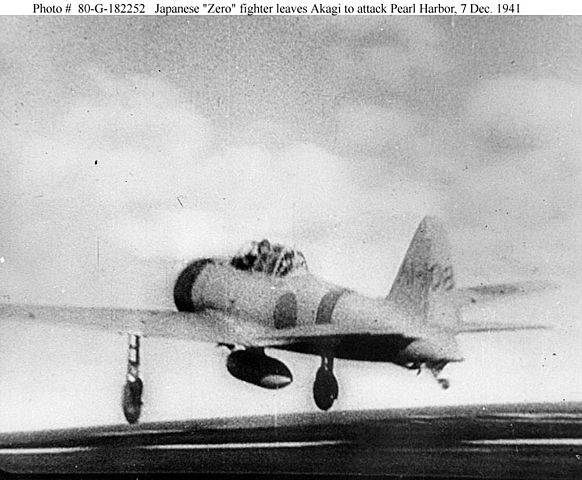 File:Jap Zero leaves Akagi-Pearl Harbor.jpg