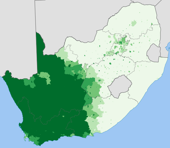 File:South Africa 2001 Afrikaans speakers proportion map.svg