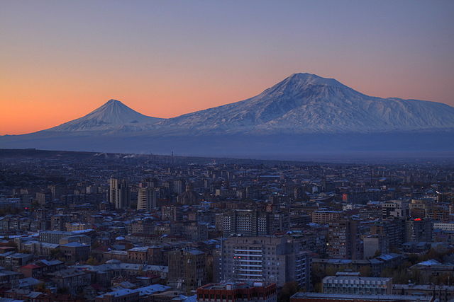 File:Yerevan Armenia with the backdrop of Mount Ararat.JPG