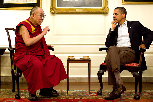 File:Barack Obama with the 14th Dalai Lama in the Map Room 2011.jpg