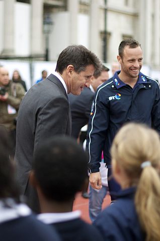 File:Sebastian Coe and Oscar Pistorius at International Paralympic Day, Trafalgar Square, London - 20110908.jpg