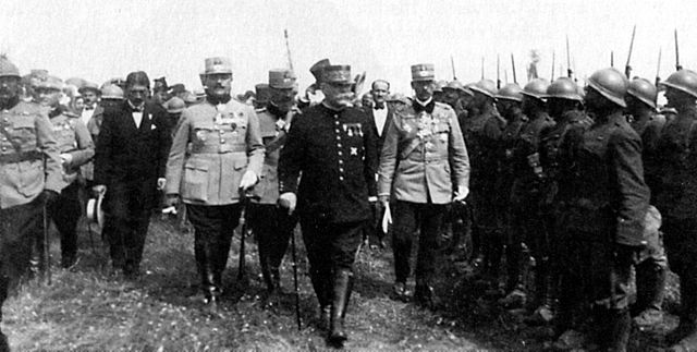 File:Marshal Joffre inspecting Romanian troops during WWI.jpg
