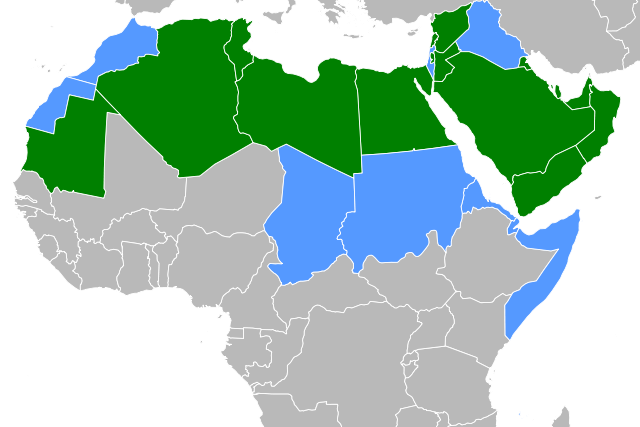 File:Arabic speaking world.svg
