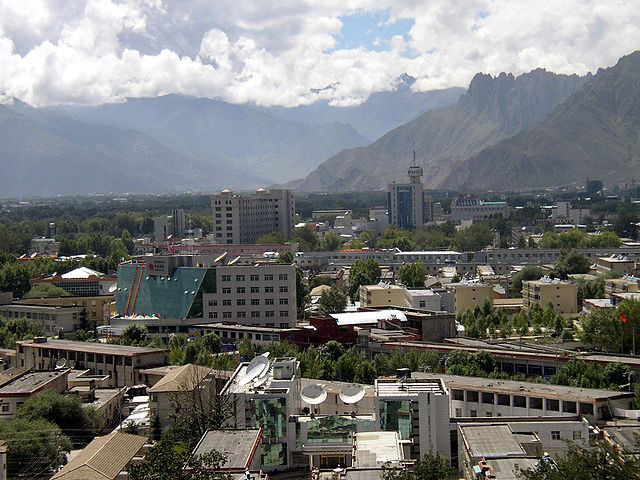 File:Lhasa from Potala.JPG