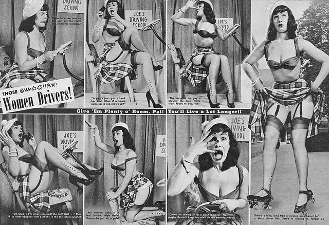 File:Bettie Page driving.jpg