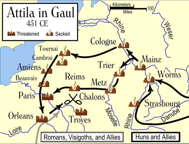 File:Attila in Gaul 451CE.svg