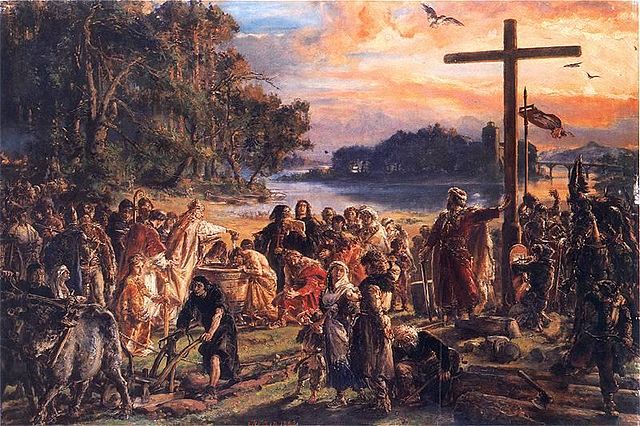 File:Zaprowadzenie chrzescijanstwa 965 Matejko.JPG