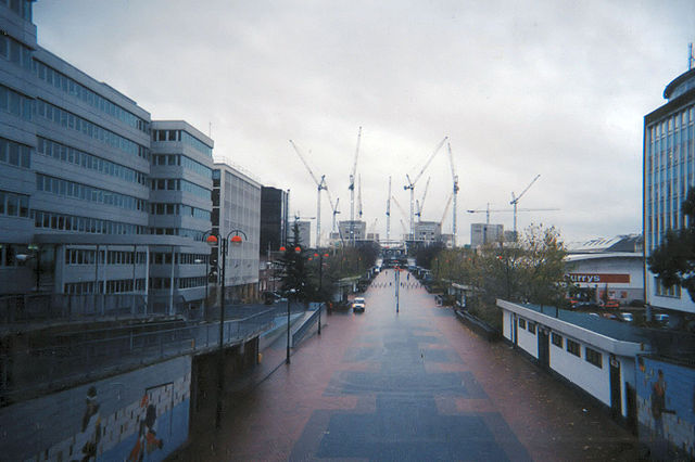File:Wembley Stadium under construction.jpg