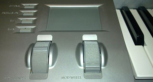 File:Korg Z1 wheel and ribbon controllers.jpg