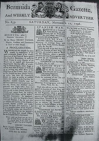 File:Bermuda Gazette - 12 November 1796.jpg