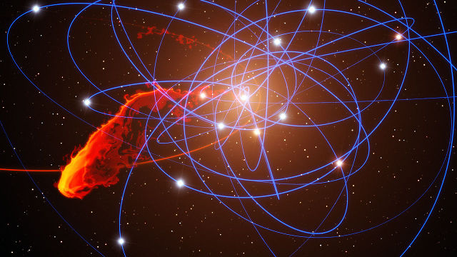 File:Simulation of gas cloud after close approach to the black hole at the centre of the Milky Way.jpg
