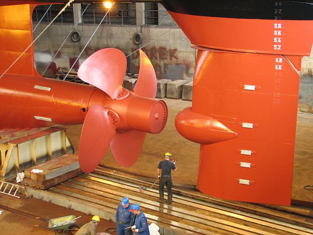 File:Ferry-rudder-and-propeller.jpg