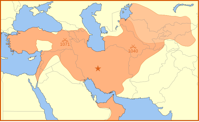 File:Seljuk Empire locator map.svg
