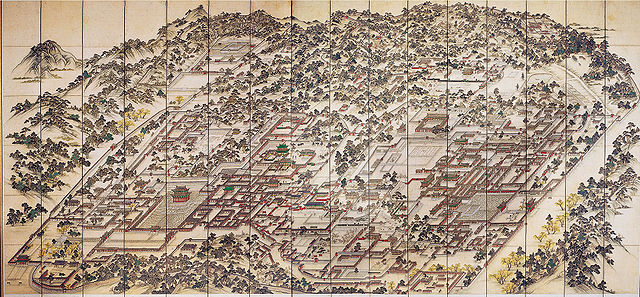 File:Korean art-Donggwoldo-Changdeokgung and Changgyeonggung-Dong-A University-01.jpg