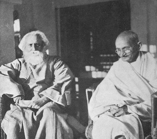 File:Tagore Gandhi.jpg