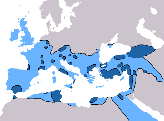 File:Spread of Christianity in Europe to AD 600 (1).png
