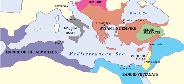 File:The Byzantine Empire, c.1180.svg