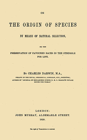 File:Origin of Species 1859 title page .jpg