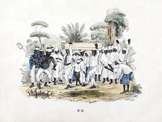 File:Tropenmuseum Royal Tropical Institute Objectnumber 3444-7 Begrafenis bij plantageslaven2.jpg