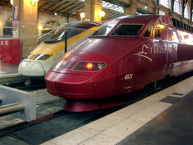 File:Eurostar, thalys at gare du nord.jpg
