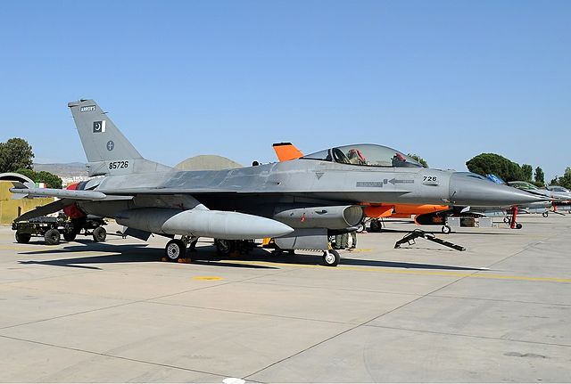 File:Pakistan Air Force General Dynamics F-16A Fighting Falcon (401) Bidini.jpg