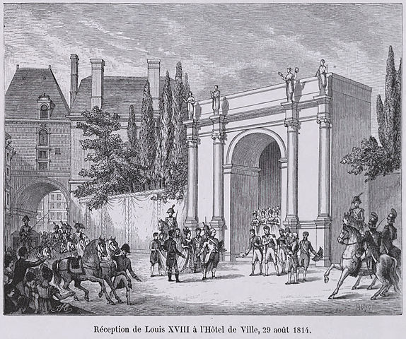 File:R&eacute;ception de Louis XVIII &agrave; l'H&ocirc;tel de Ville, 29 ao&ucirc;t 1814.jpg